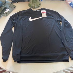 Nike long sleeve dri-fit running pullover